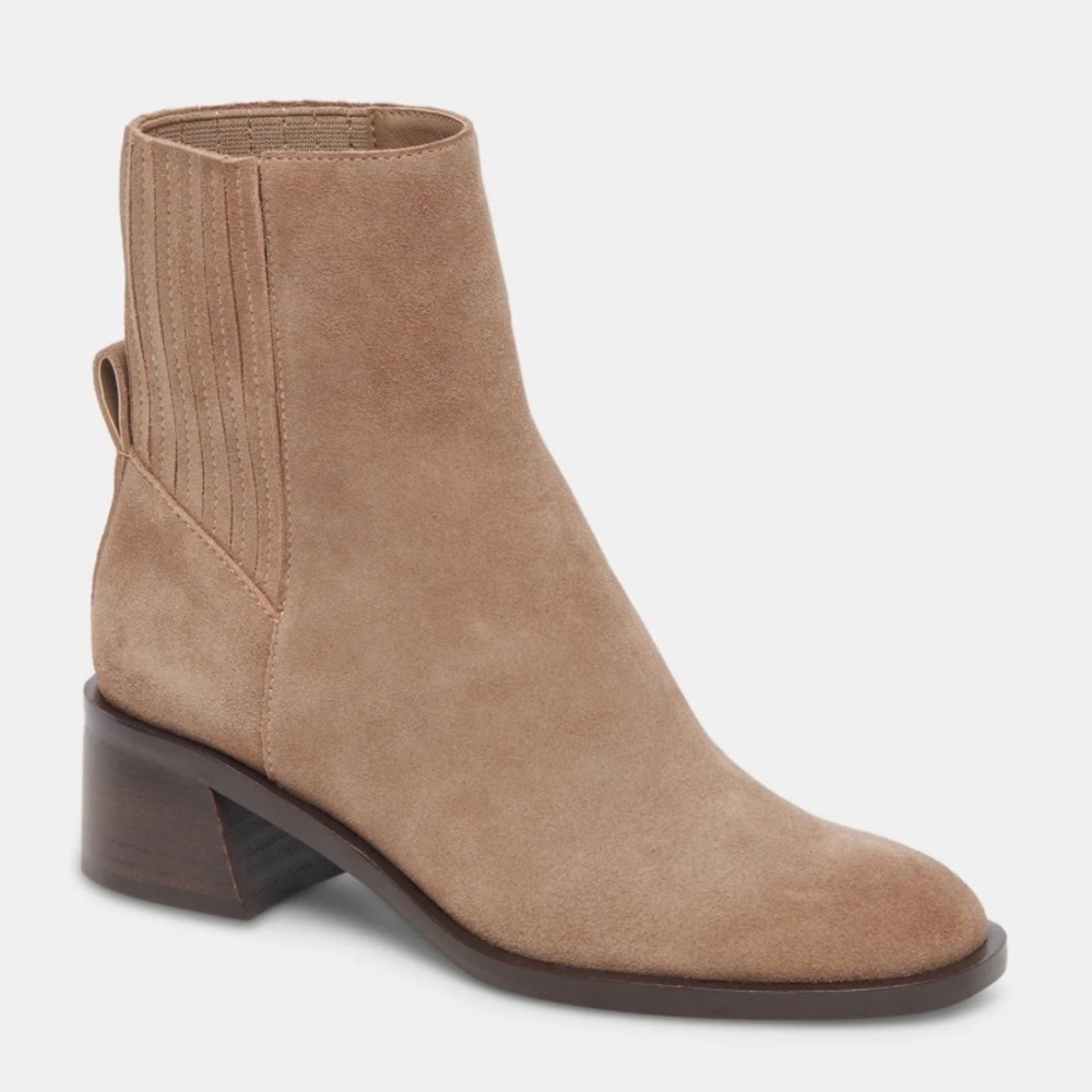 Dolce Vita Taupe Ankle Booties